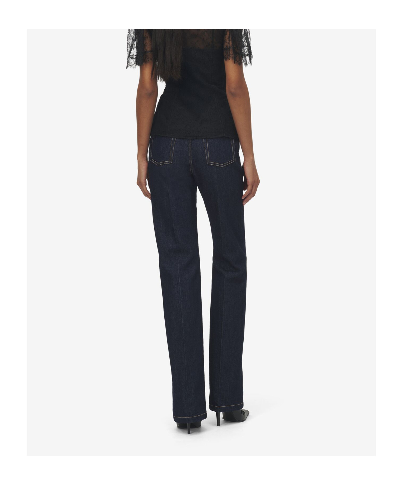 Alexander Mcqueen Flared Jeans In Blue