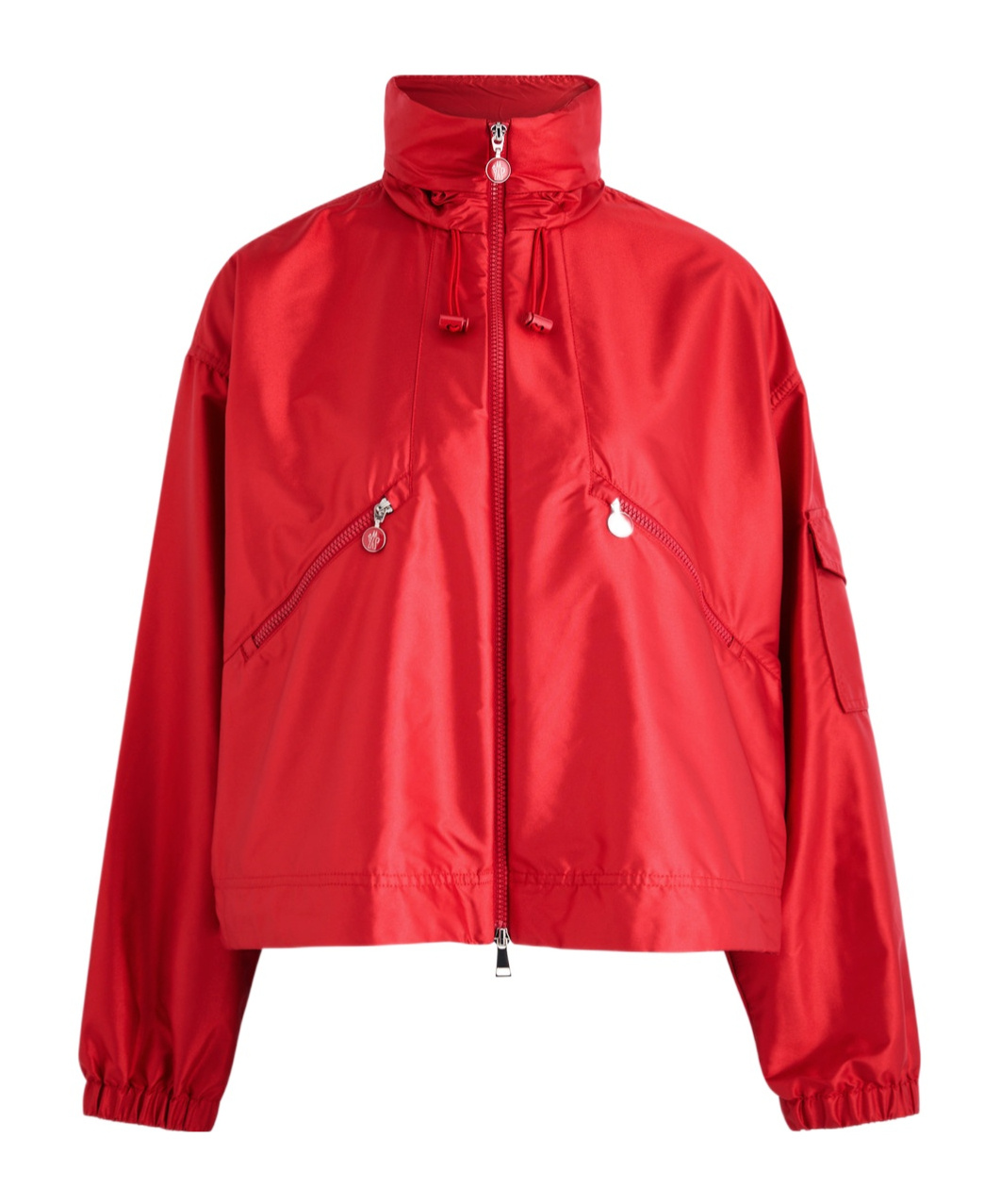 Moncler Hemar Nylon Parka In Red