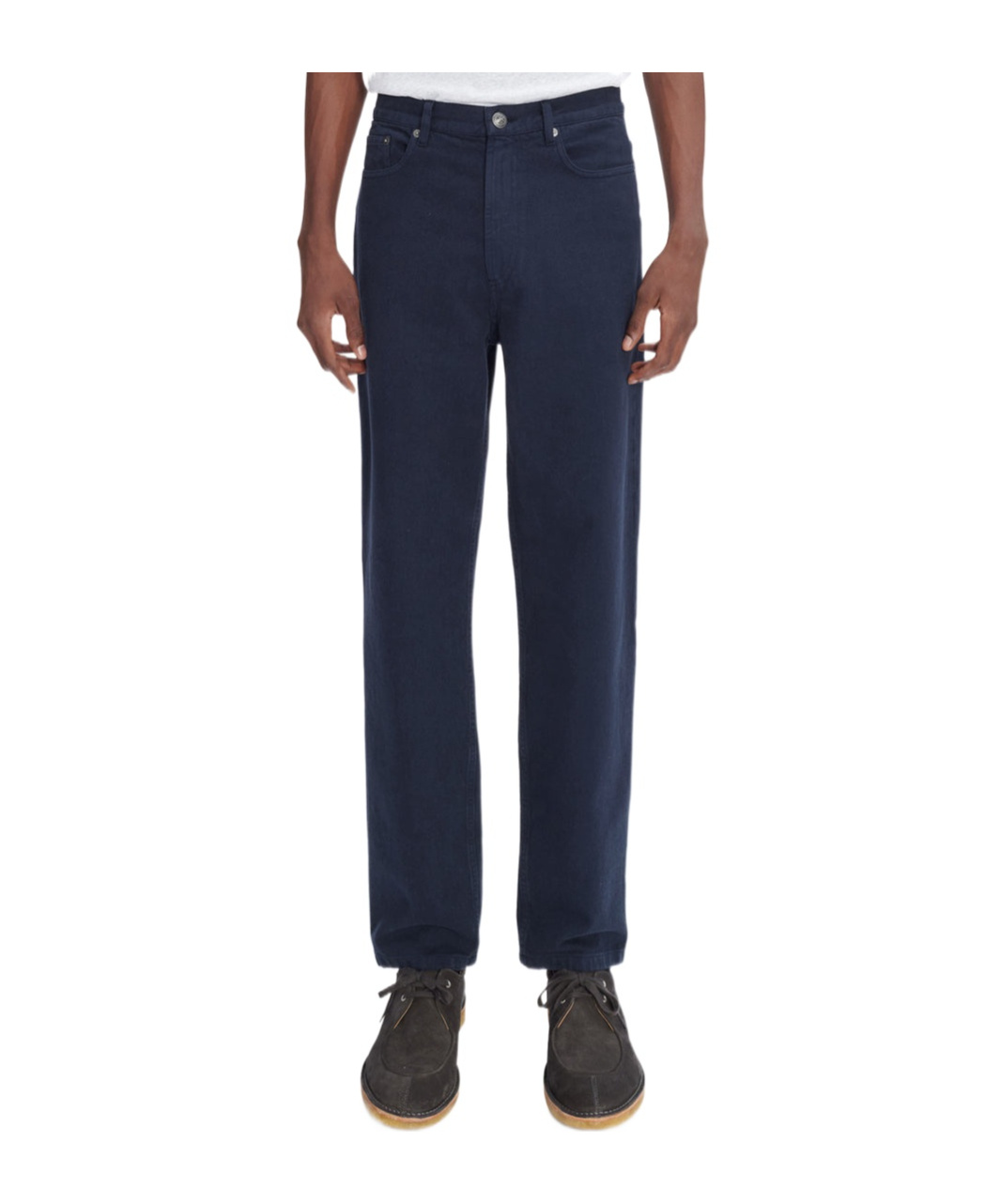 A.p.c. Dark Blue Denim Straight Leg Jeans