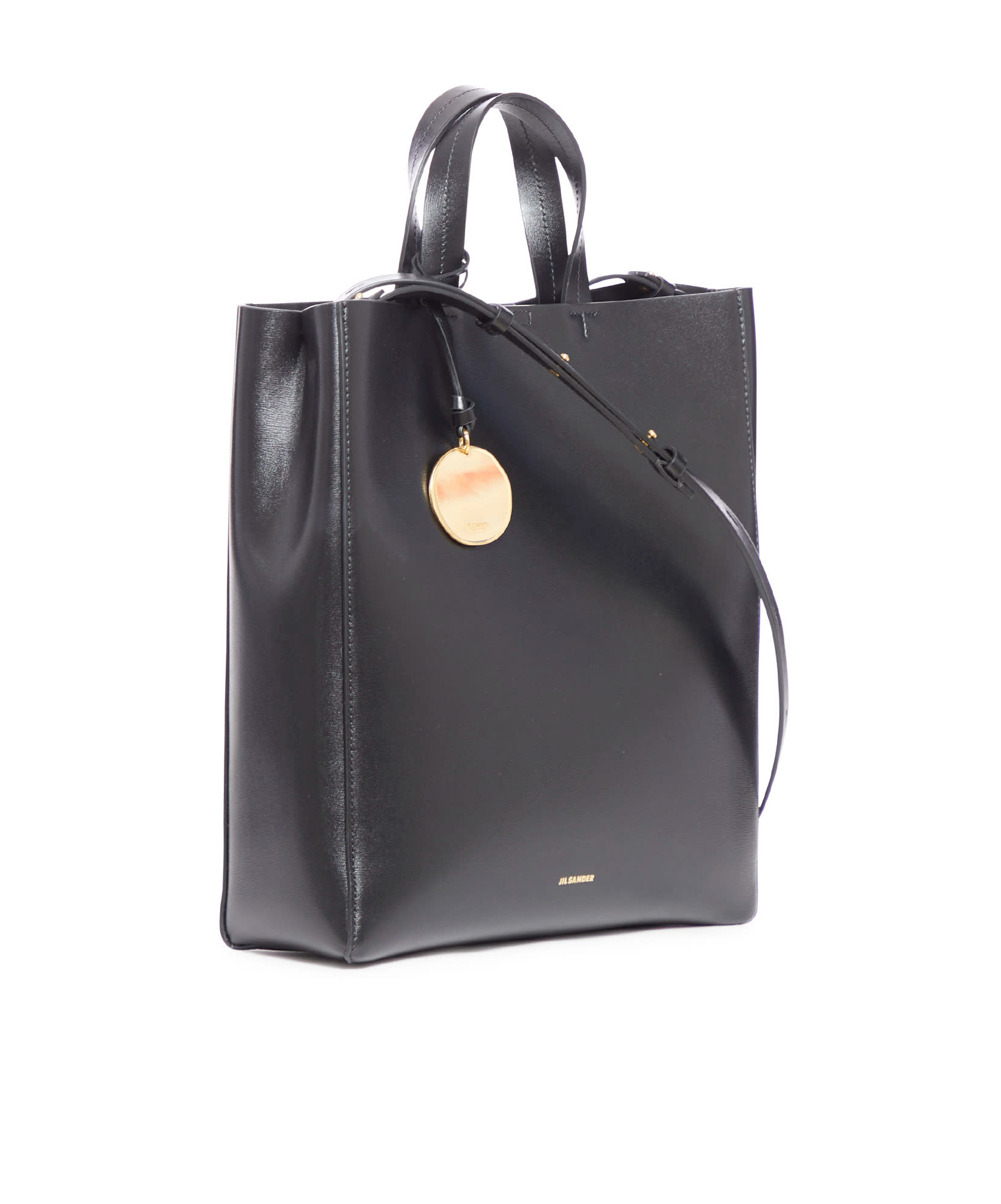 Jil Sander Bond Small Top Handle Bag In Black
