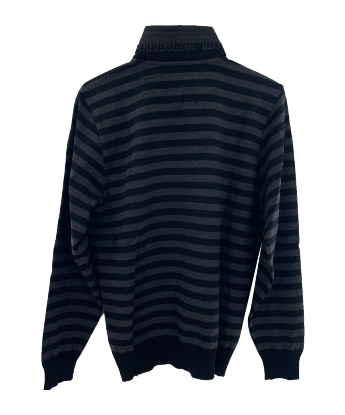 Shop Paul & Shark Striped Long-sleeved Sweater In Black