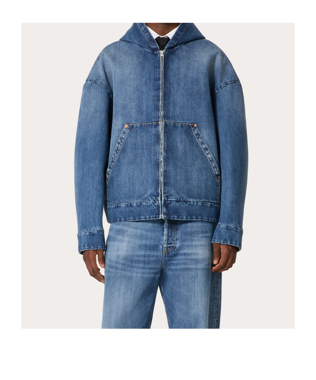 Valentino Garavani Denim Jacket In Blue