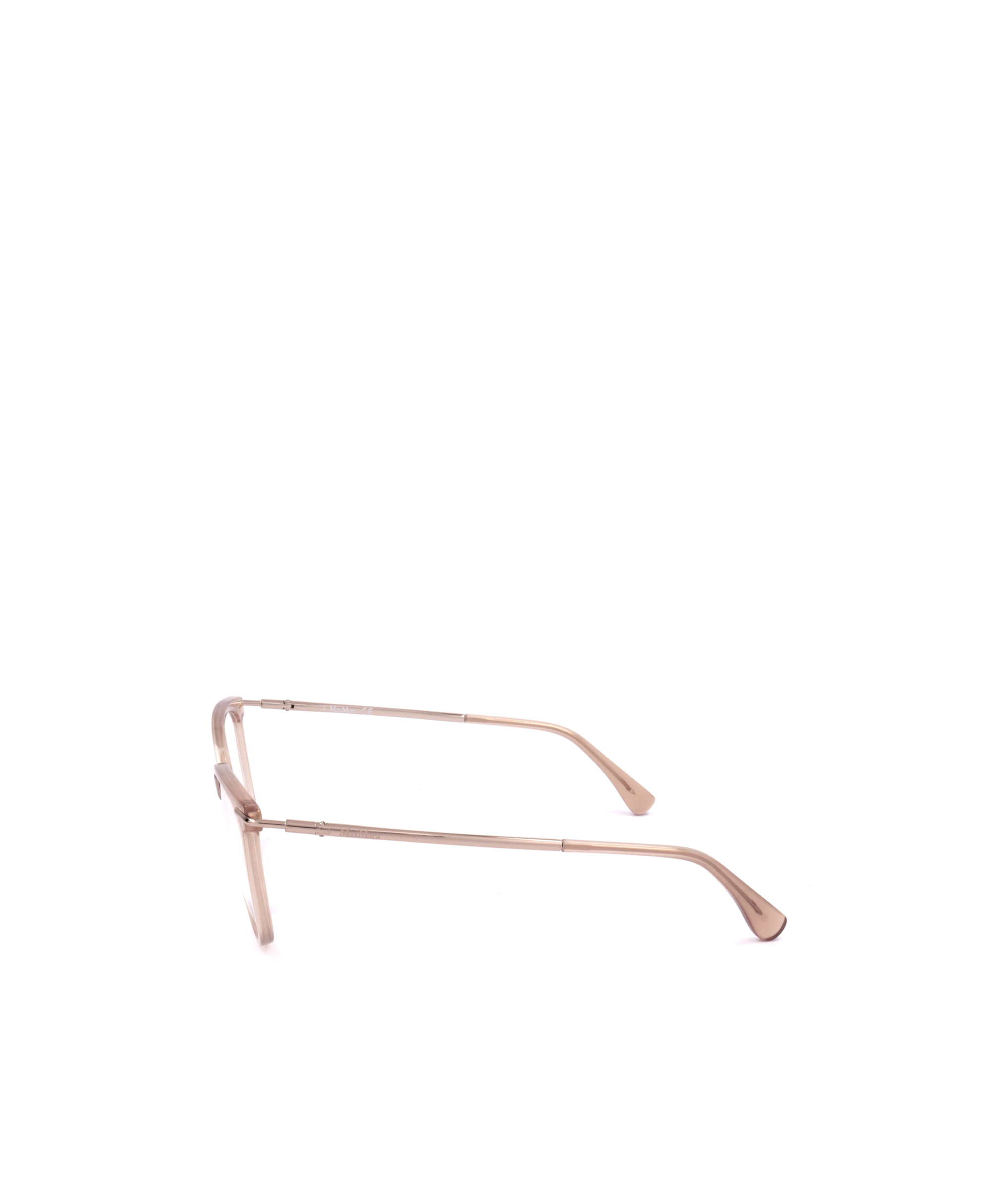 Shop Max Mara Square Frame Glasses In White