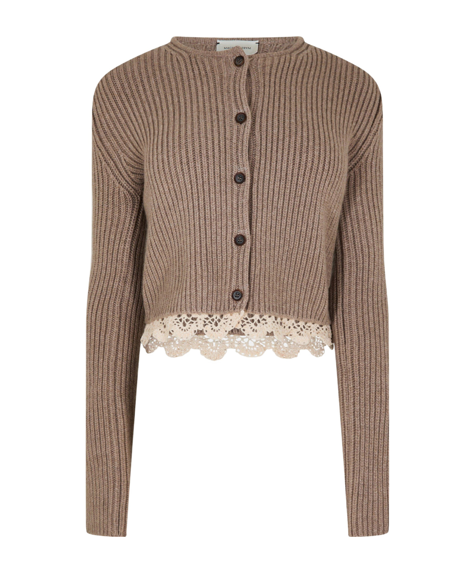 Magda Butrym Lightweight Cardigan In Brown