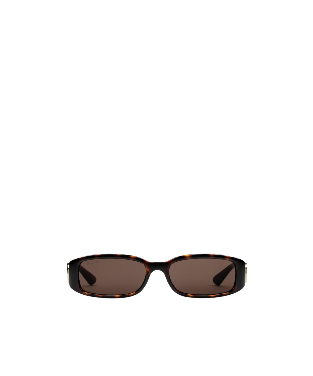 Gucci Eyewear Rectangle Frame Sunglasses In Green