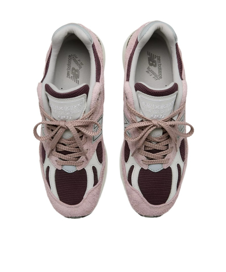 New Balance Made In Uk 991v2 Grape Sorbet Sneakers Deauville Mauve In Pink