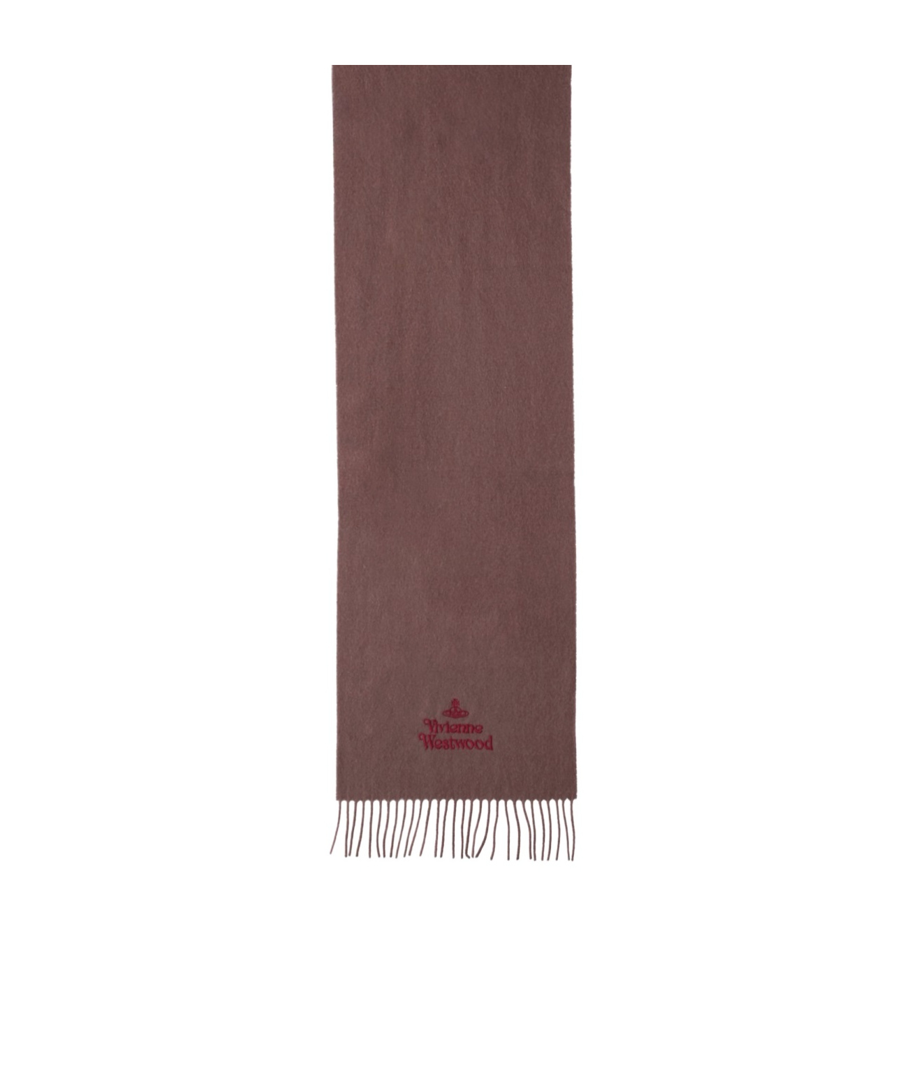Vivienne Westwood Solid Color Scarf In Brown