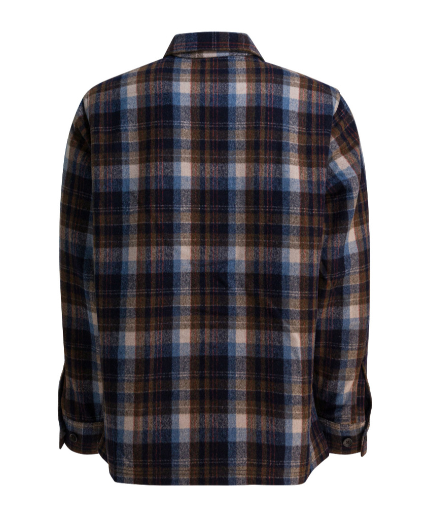 Filson Wool Overshirt Jacket In Blue
