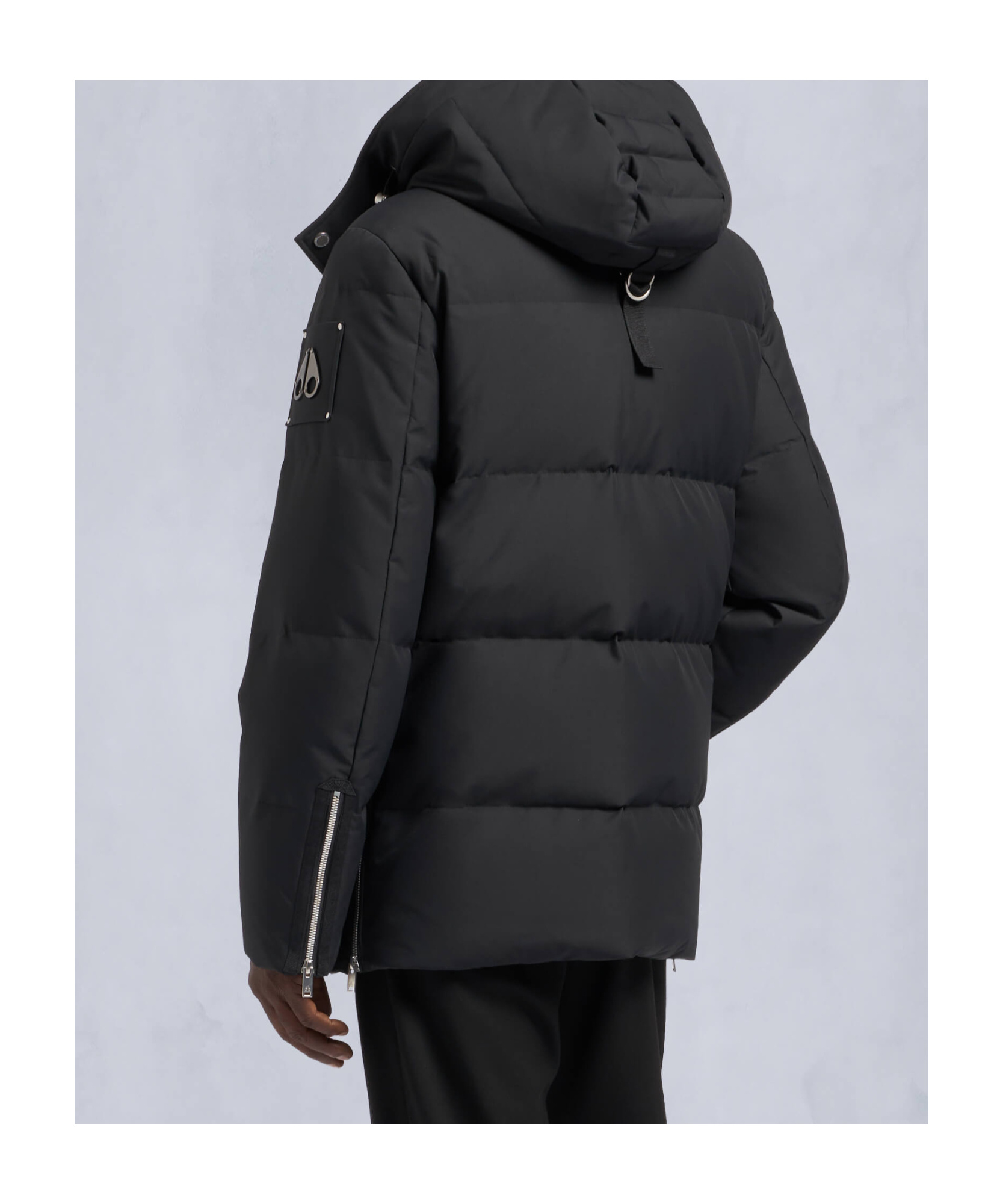 Moose Knuckles Cloud 3q Down Jacket In Black