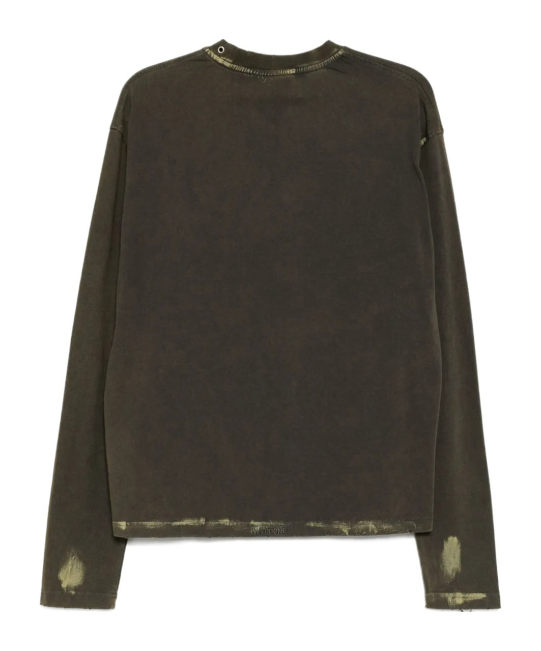 We11 Done Faded Effect T-shirt In Green