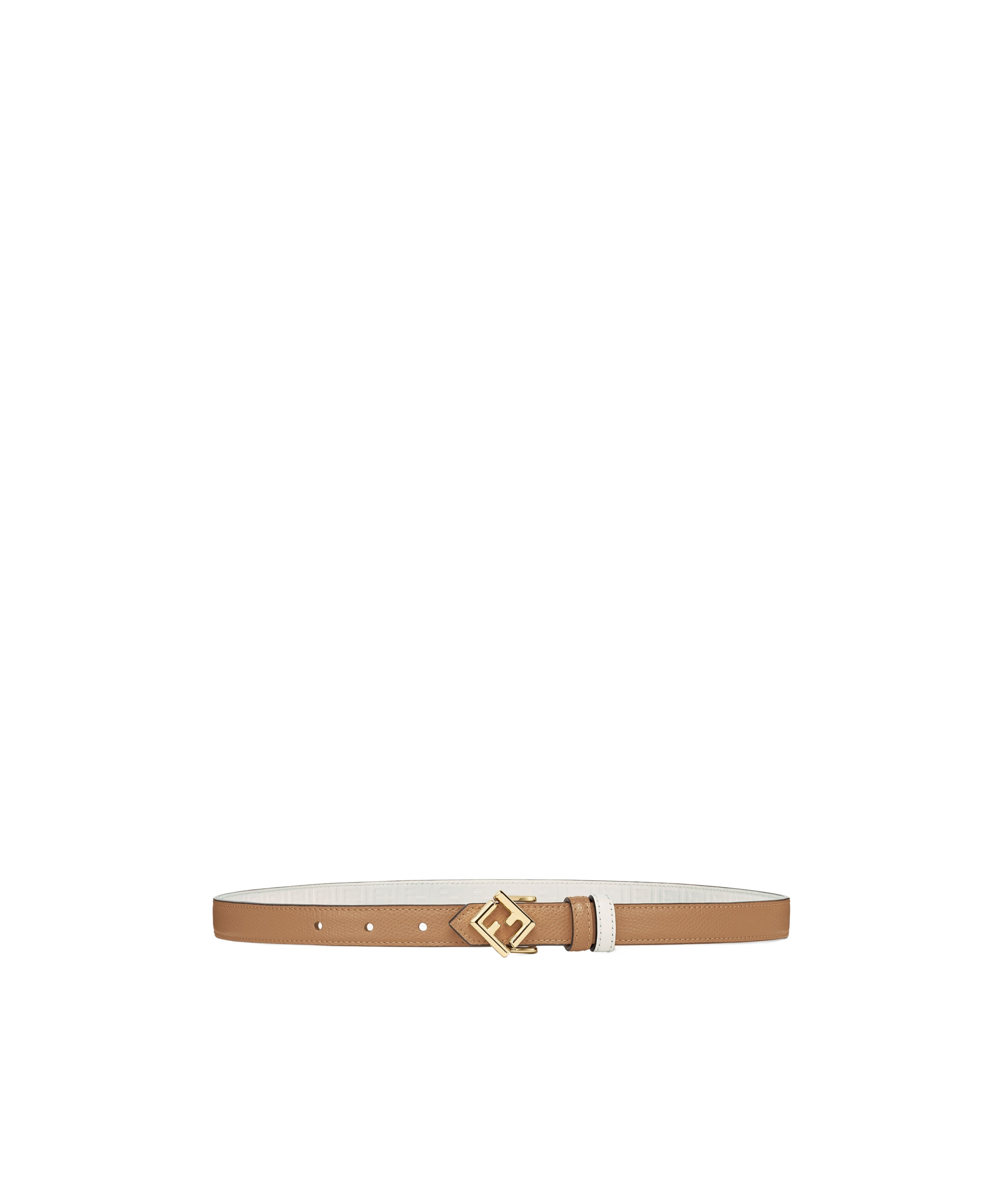 Fendi Monogram Reversible Waist Belt In Brown