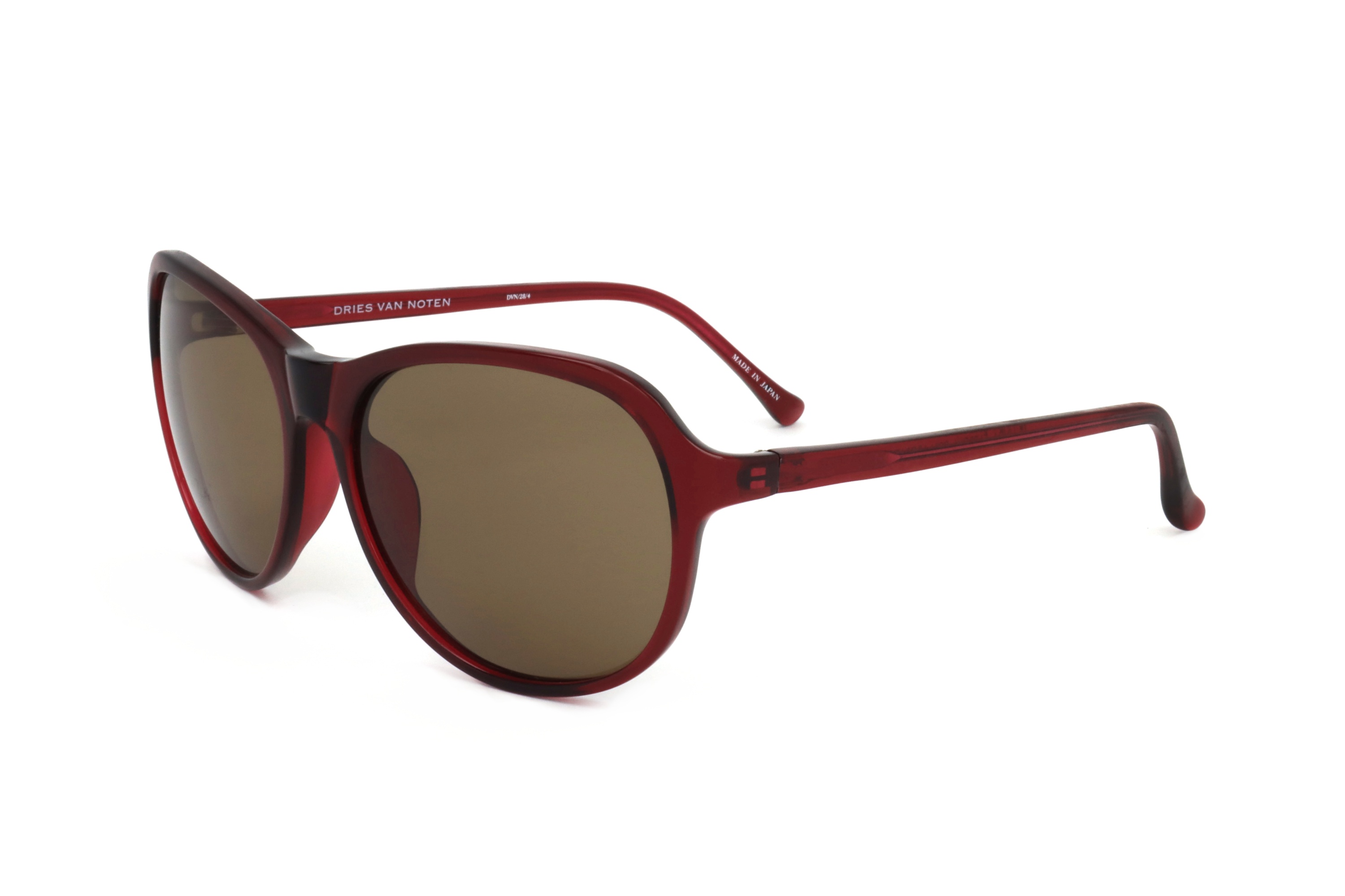 Dries Van Noten Linda Farrow X Oval Frame Sunglasses