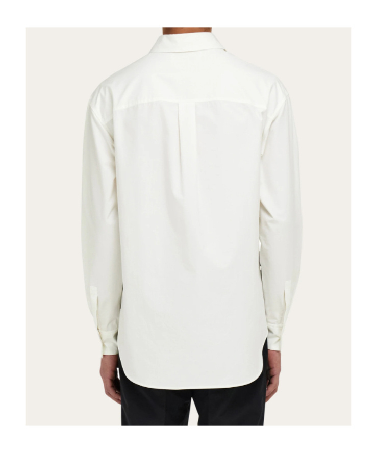 Ferragamo Back To Earth - Printed Shirt In White