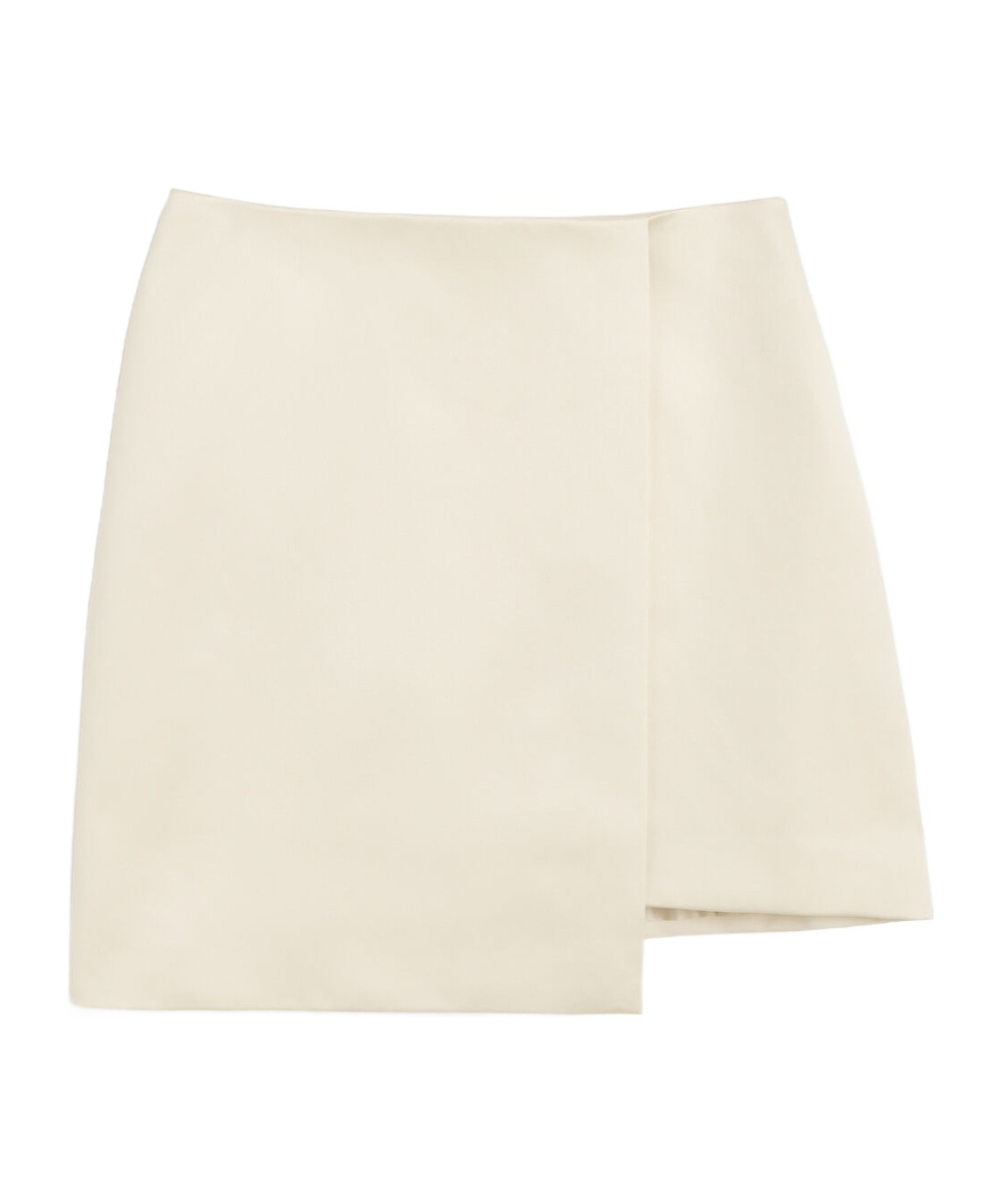 Shop By Malene Birger Raye Asymmetric Mini Skirt In White