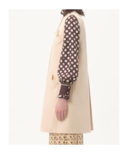 Valentino Wool-cashmere Vgold Sleeveless Coat In Neutral