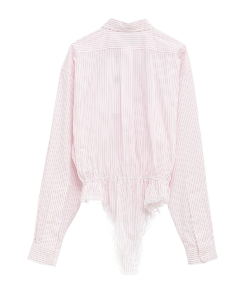 Vaquera Button-up Bodysuit In Pink