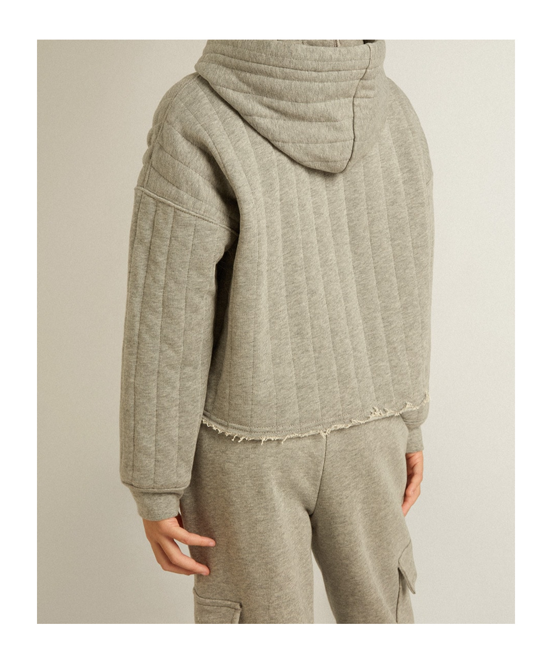 Golden Goose Journey Hoodie In Gray