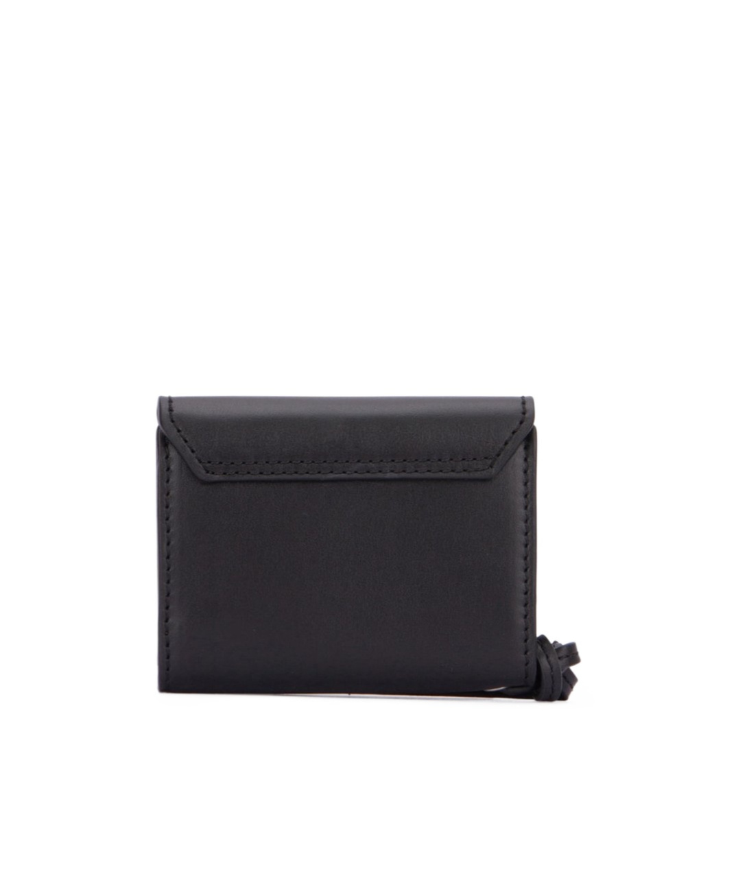 Jacquemus Logo Lettering Neck Strapped Wallet In Black