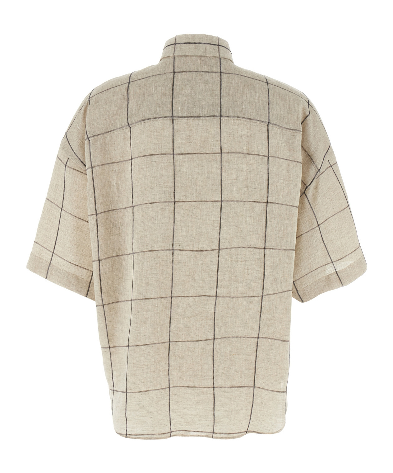 Brunello Cucinelli Checked Short-sleeved Shirt