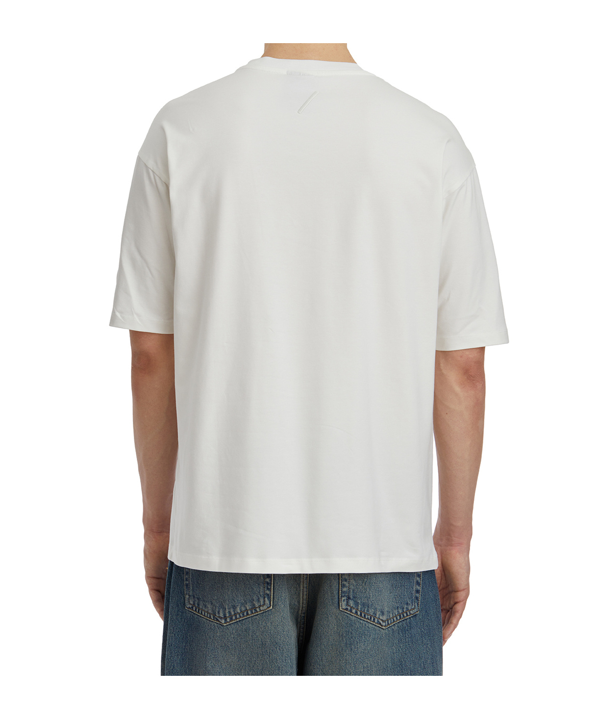 Thom Krom T-shirt In Cotone Con Stampa In White