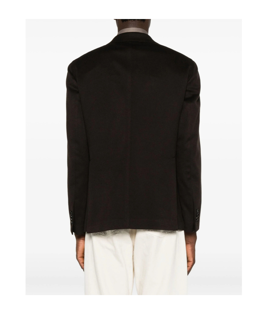 Tagliatore Long-sleeved Suit Jacket In Brown