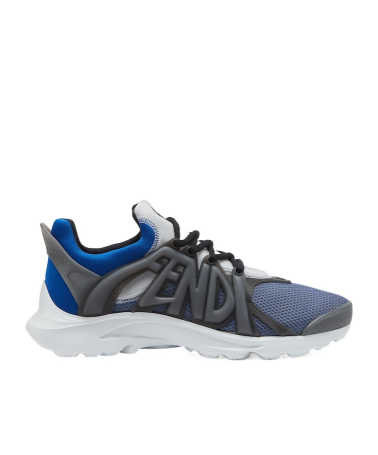 Fendi Tag Sneakers In Blue | ModeSens