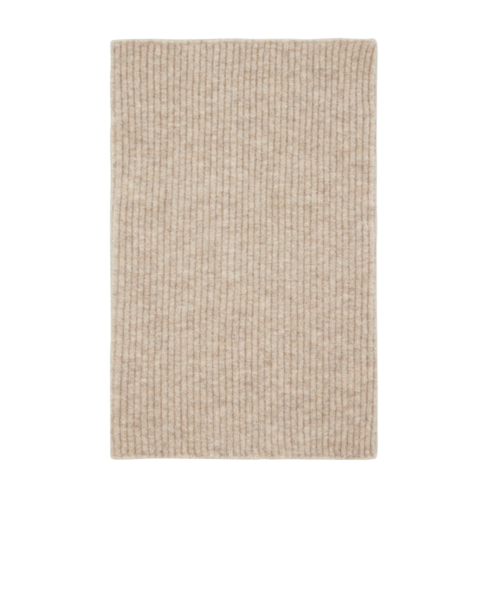 Rick Owens Beige Concordians Tube Scarf In Neutral