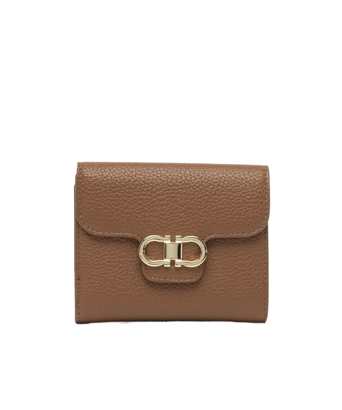 Ferragamo Compact Leather Wallets And Cardholders In Brown
