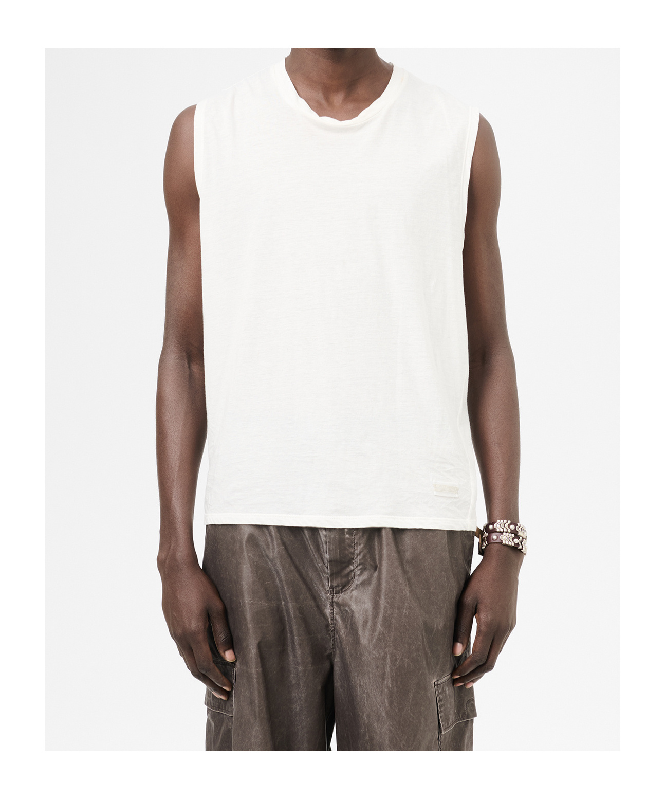 Our Legacy Round-neck Vest In White