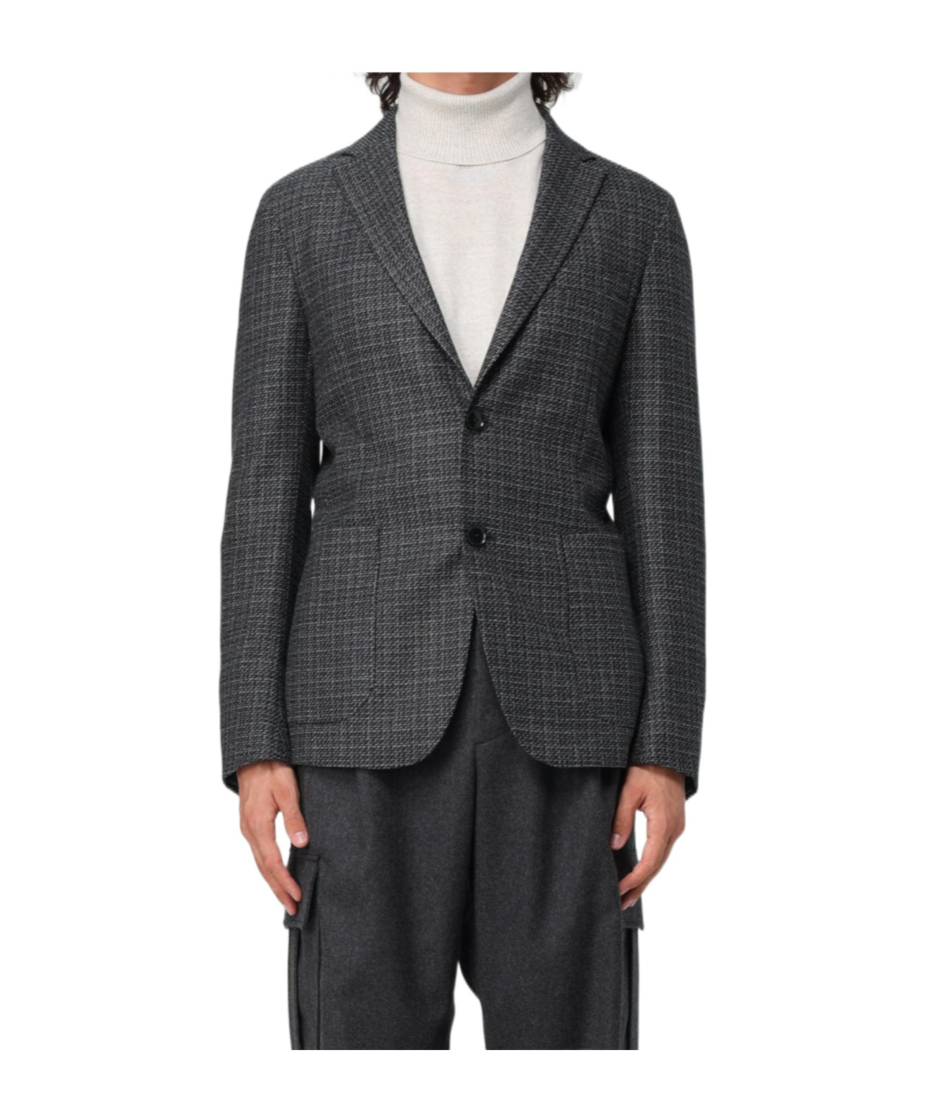 ZEGNA LONG-SLEEVED SUIT COAT