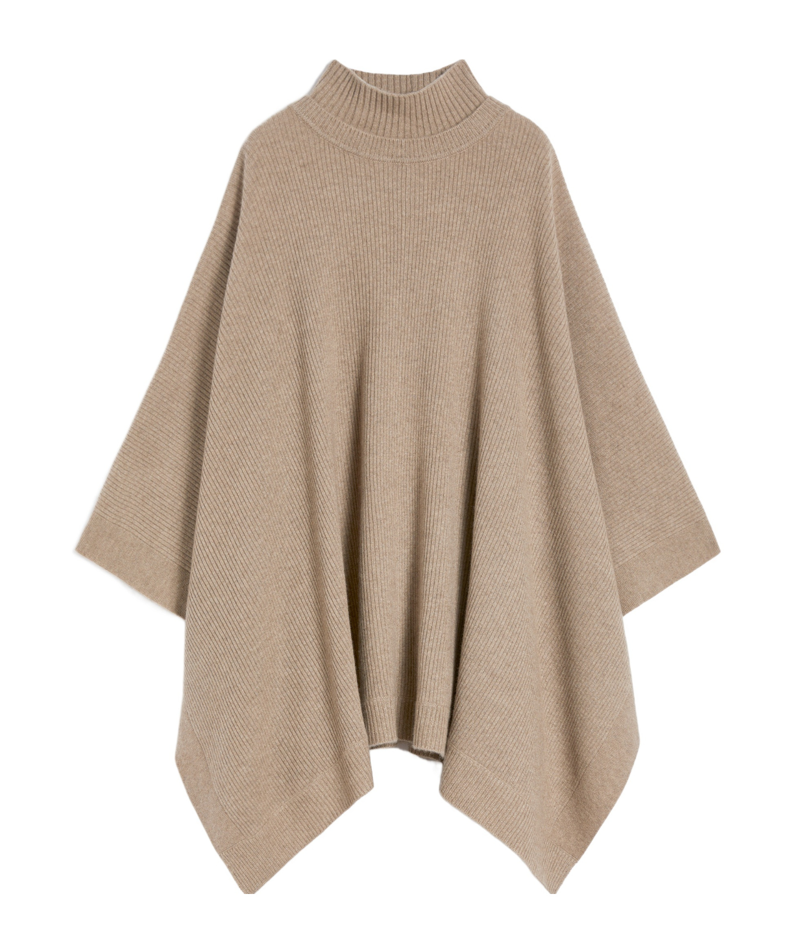 Max Mara Cashmere Cape In Neutral