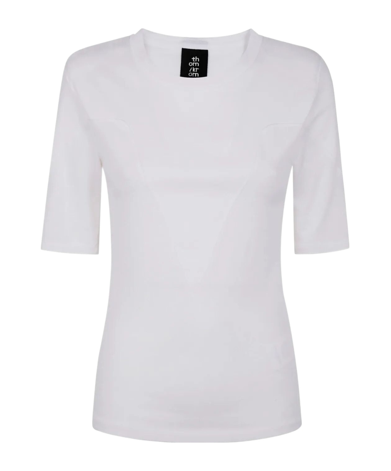 Thom Krom Women T-shirt Worked Clothing In White