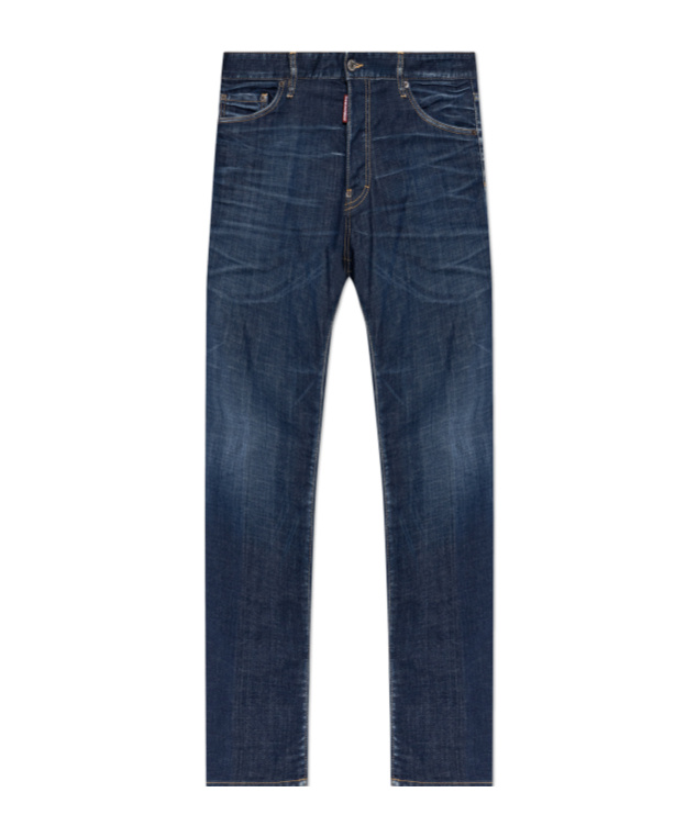 Dsquared2 Straight Leg Trousers With Belt Loops