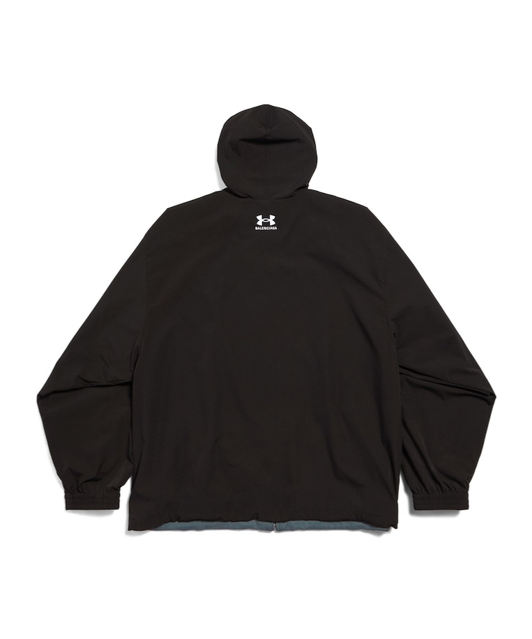Balenciaga Black Under Armour Edition Reversible Track Jacket In Black