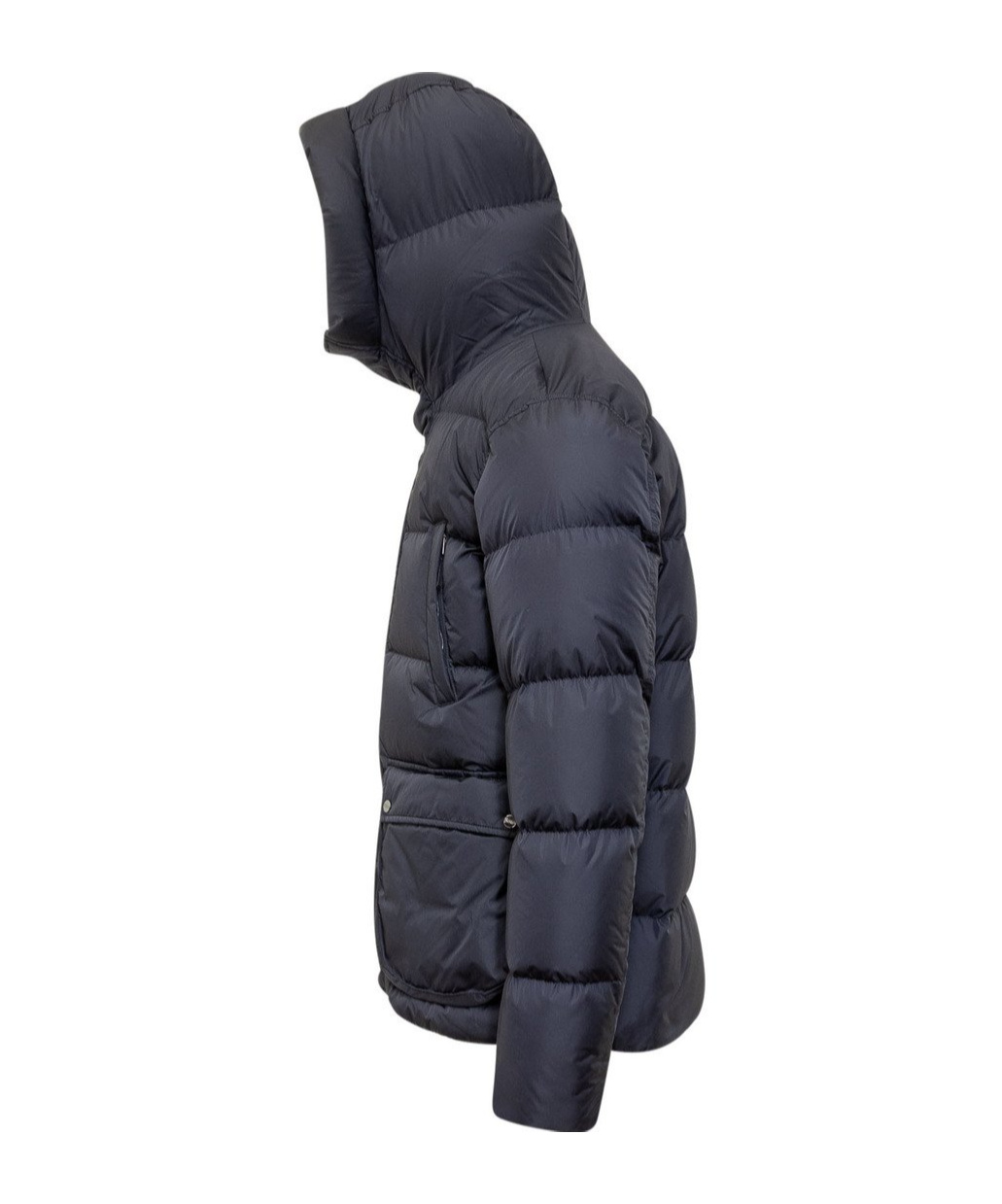 Herno Quilted Polar-tech Down Jacket In Blue