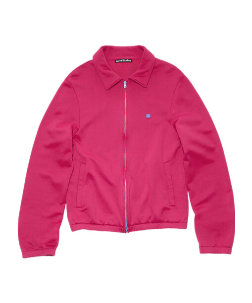 Acne Studios Zippered Casual Jacket In Pink
