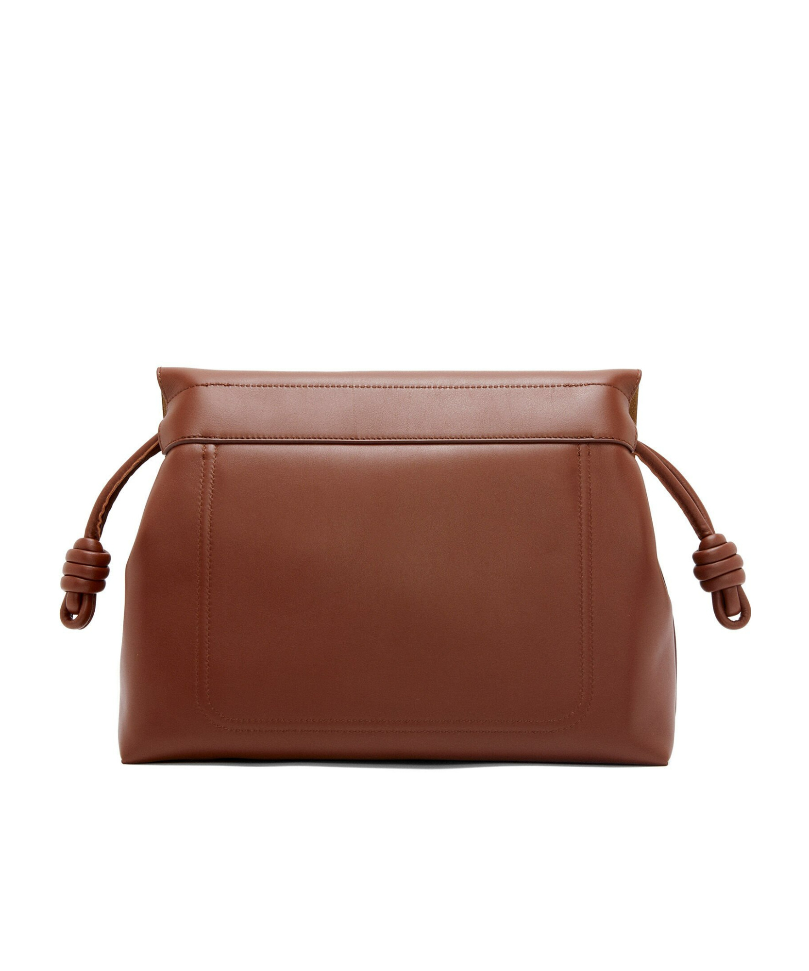 Loewe Flamenco Leather Messenger Bag In Brown