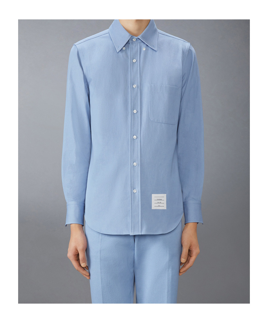Thom Browne 'oxford Signature Striped Shirt In