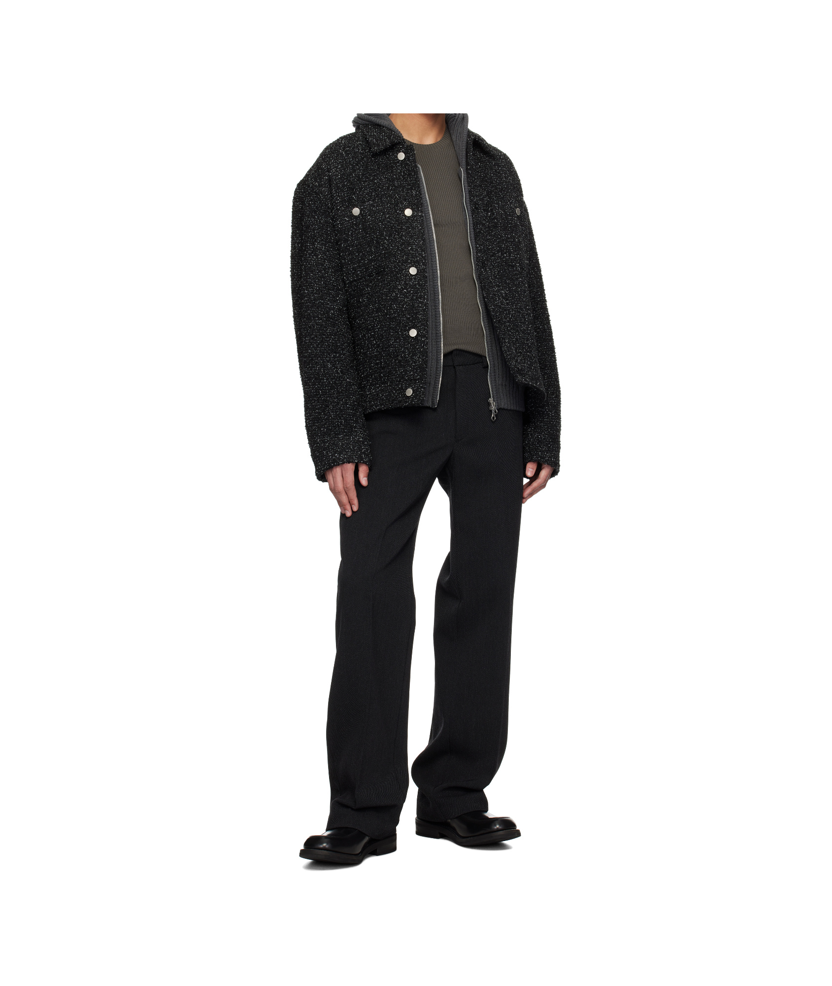 Axel Arigato Long-sleeved Shirt Jacket In Black