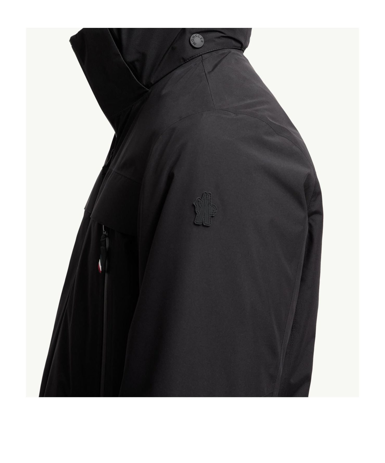 Moncler Balmhorn Hooded Gore-tex Down Ski Jacket In Black