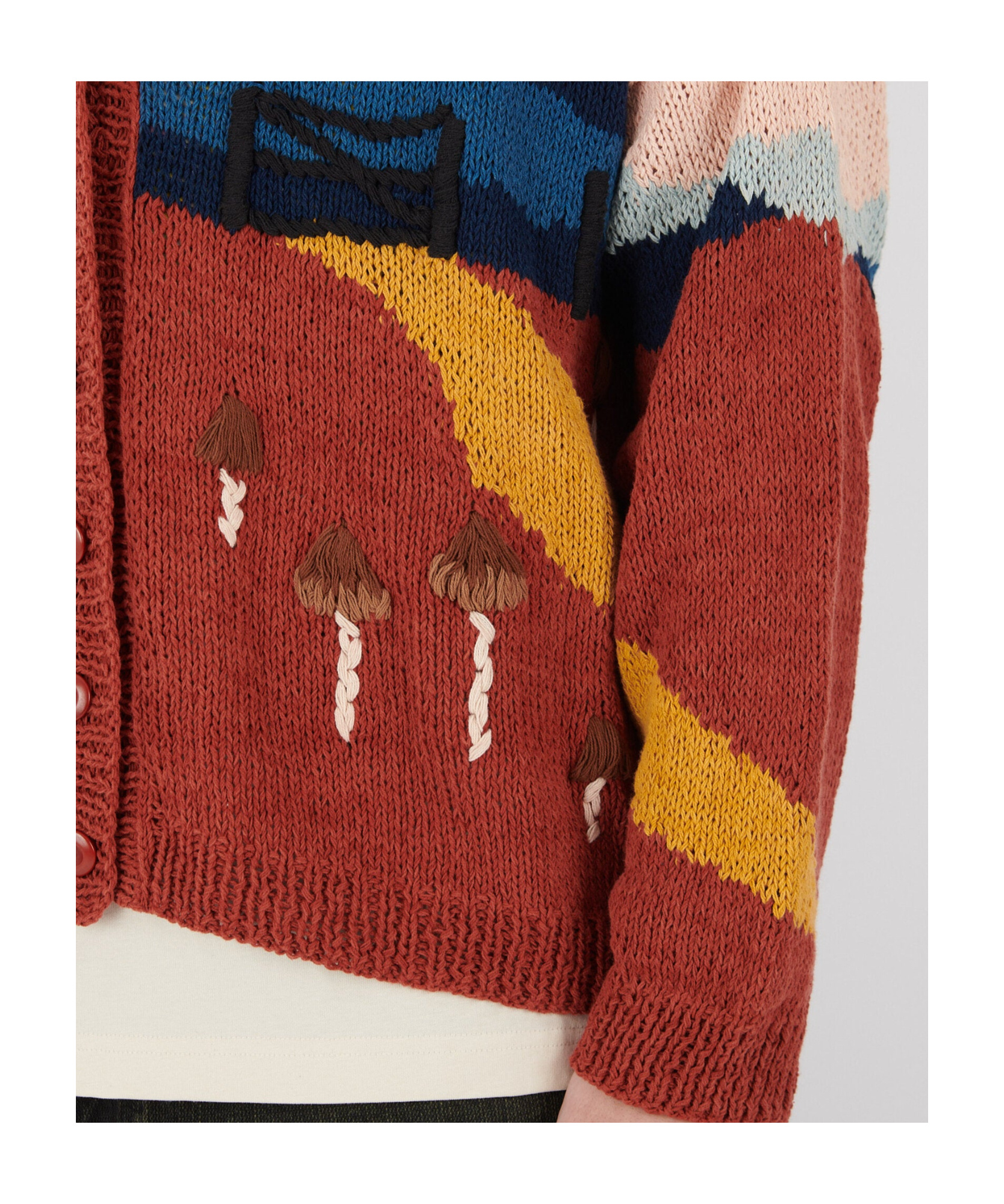 Story Mfg. Long-sleeved Sweater In Red