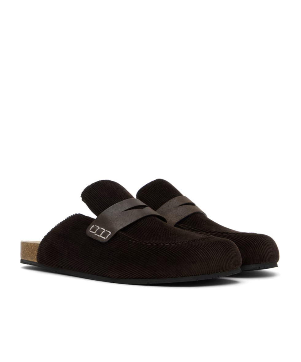 Jw Anderson Belt-detail Muller Shoes In Black