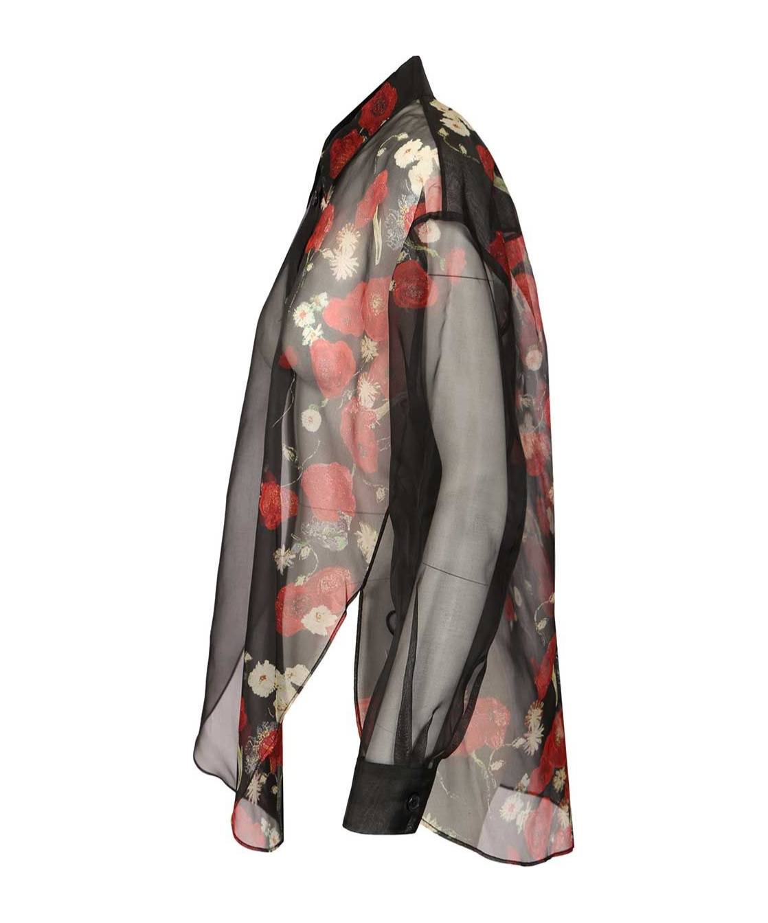 Khaite Floral Printed Long Sleeved Shirt In Multi