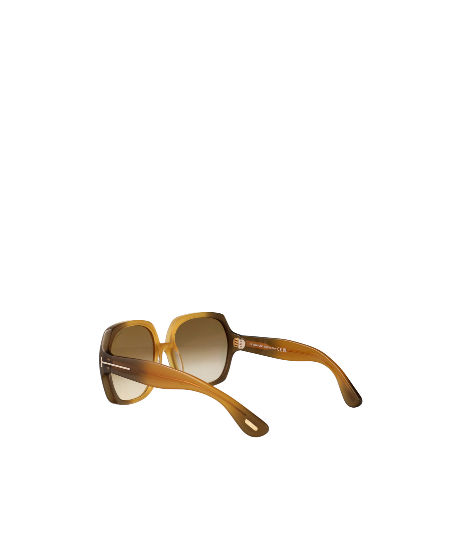 Tom Ford Geometric Frame Sunglasses In Neutral