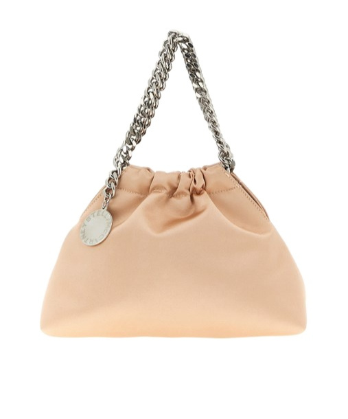 Stella Mccartney Chain Shoulder Bag In Brown