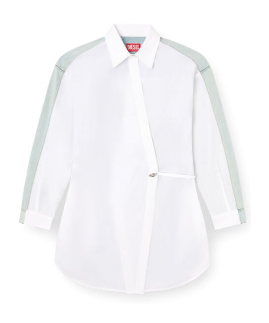 Diesel D-elphi-den Dress In White