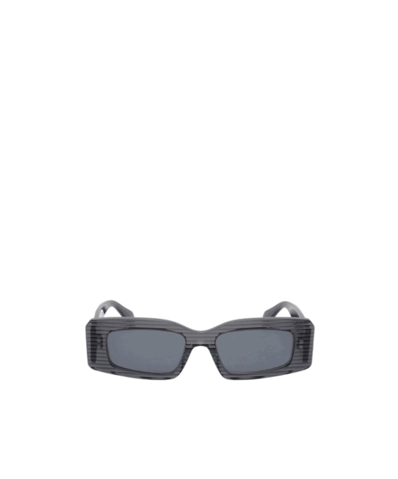Alaïa Rectangle-frame Tinted Sunglasses In Gray