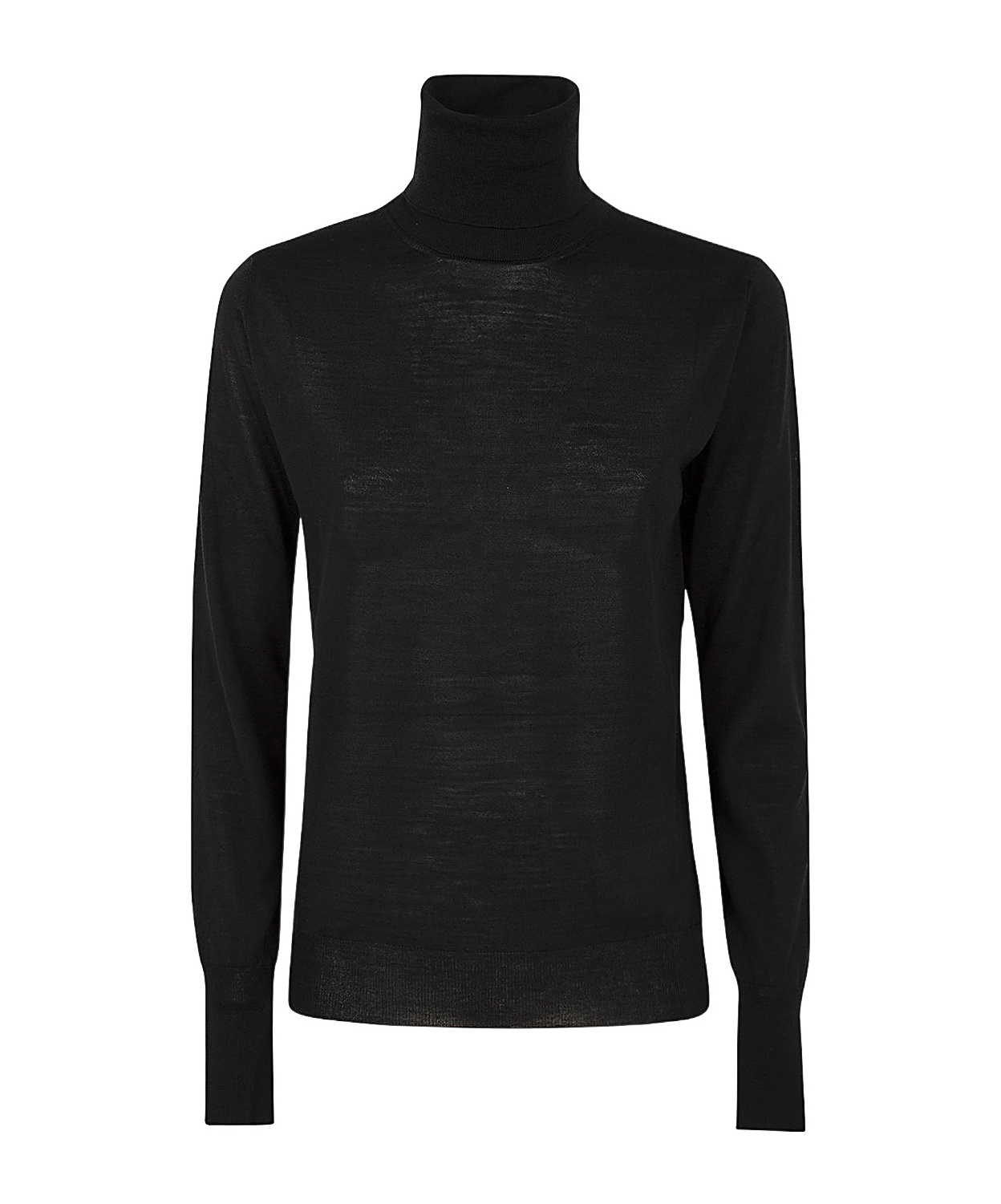 Nuur Long Sleeves Turtle Neck Sweater In Black