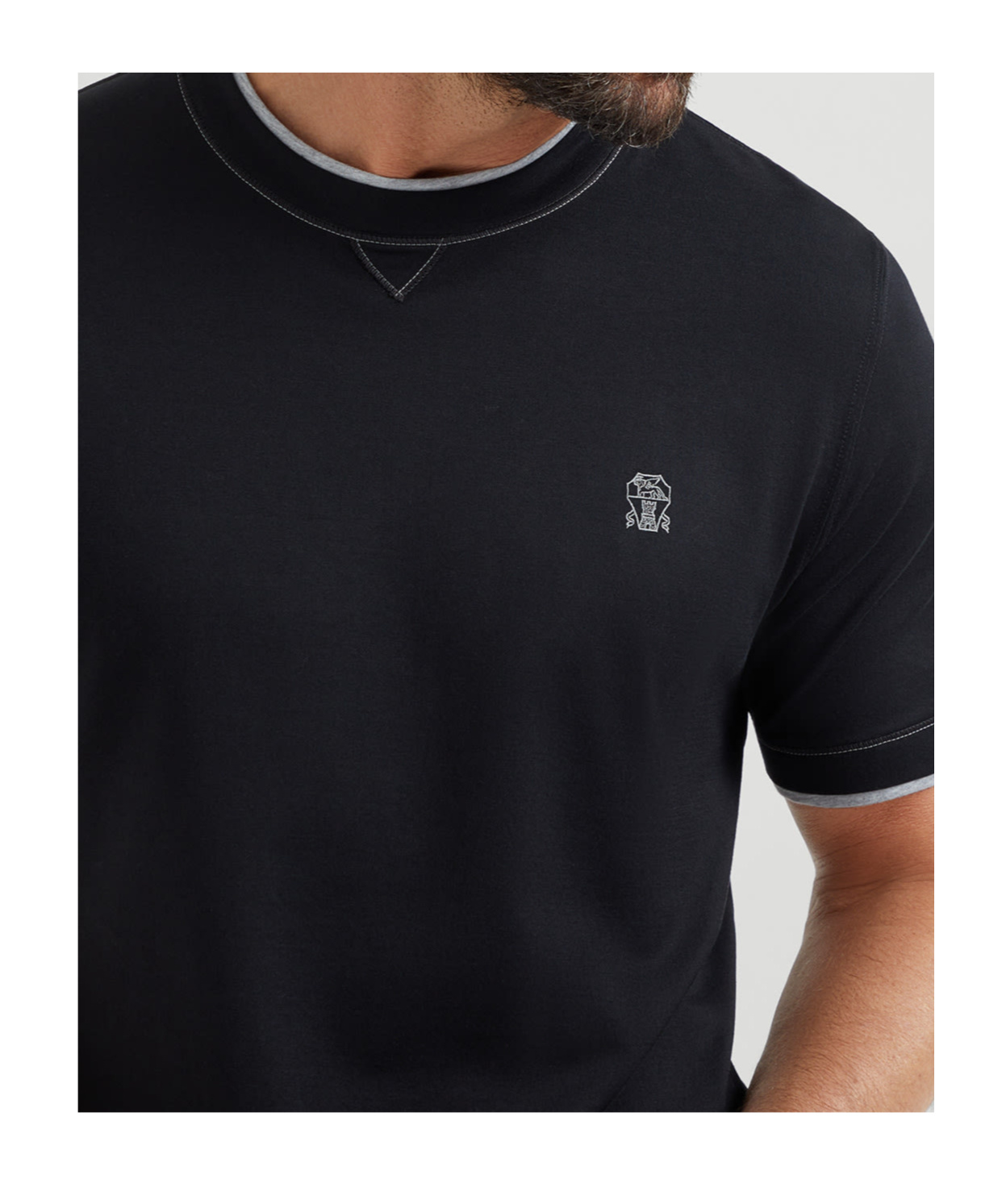 Brunello Cucinelli Slim Fit Crew-neck T-shirt In Lightweight Cotton Jersey
