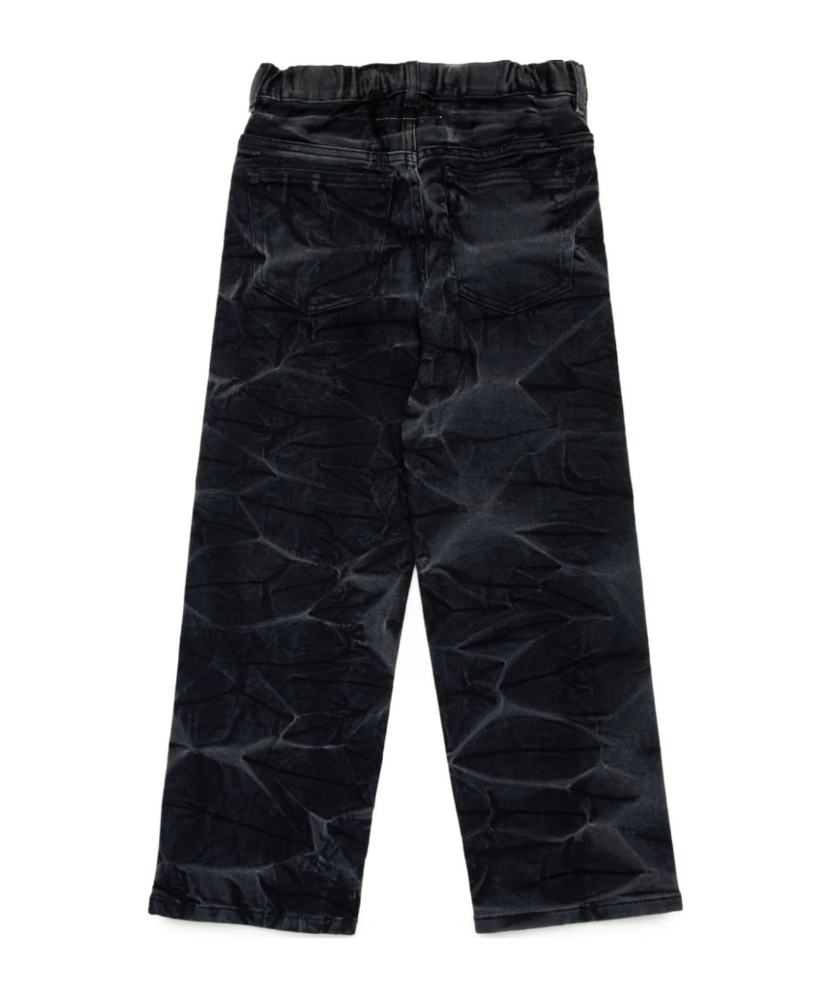 Mm6 Maison Margiela Faded-effect Cotton-blend Jeans In Black